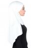 Kaisa - Creme Praktisk Bumull Hijab