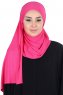 Kaisa - Fuchsia Praktisk Bumull Hijab