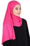 Kaisa - Fuchsia Praktisk Bumull Hijab