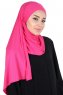 Kaisa - Fuchsia Praktisk Bumull Hijab