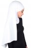 Kaisa - Vit Praktisk Bumull Hijab