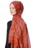 Kiral - Tegelröd Hijab - Özsoy