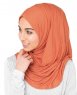 Koi Orange Viskos Jersey Hijab 5VA73b