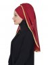 Louise - Bordeaux Praktisk Hijab - Ayse Turban