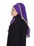 Louise - Lila Praktisk Hijab - Ayse Turban