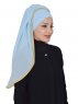 Louise - Ljusblå Praktisk Hijab - Ayse Turban