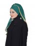 Louise - Mörkgrön Praktisk Hijab - Ayse Turban