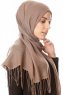 Lunara - Mörkbrun Hijab - Özsoy