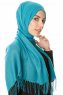 Lunara - Petrolblå Hijab - Özsoy