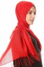 Lunara - Röd Hijab - Özsoy