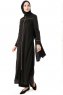 Lylah - Svart Abaya - Miss Cazibe