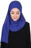 Malin - Blå Praktisk Chiffon Hijab