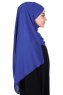 Malin - Blå Praktisk Chiffon Hijab