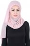 Malin - Gammelrosa Praktisk Chiffon Hijab