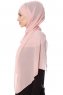 Mehtap - Gammelrosa Praktisk One Piece Chiffon Hijab