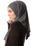 Melek - Antracit Premium Jersey Hijab - Ecardin