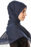 Meliha - Marinblå Hijab - Özsoy