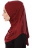 Mia - Bordeaux One-Piece Al Amira Hijab - Ecardin