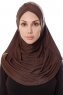 Mia - Brun One-Piece Al Amira Hijab - Ecardin