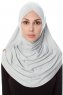Mia - Ljusgrå One-Piece Al Amira Hijab - Ecardin
