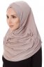 Mia - Stengrå One-Piece Al Amira Hijab - Ecardin