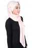 Mikaela - Gammelrosa & Taupe Praktisk Bumull Hijab