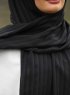 Mounira - Svart Chiffon Hijab - Mirach