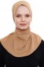 Narin - Camel Praktisk One Piece Crepe Hijab
