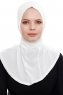 Narin - Creme Praktisk One Piece Crepe Hijab