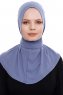 Narin - Indigo Praktisk One Piece Crepe Hijab