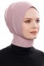 Narin - Mörkrosa Praktisk One Piece Crepe Hijab