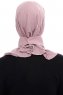 Narin - Mörkrosa Praktisk One Piece Crepe Hijab