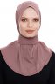 Narin - Rose Pink Praktisk One Piece Crepe Hijab