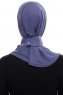 Narin - Royal Blue Praktisk One Piece Crepe Hijab