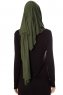 Naz - Khaki & Ljus Beige Praktisk One Piece Hijab - Ecardin