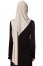 Naz - Ljus Taupe & Ljus Beige Praktisk One Piece Hijab - Ecardin