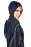 Nihal - Marinblå Hijab - Özsoy