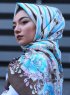 Niusha - Taupe Mönstrad Voile Hijab