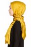 Nuray Glansig Olivgrön Hijab 8A14c