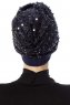 Nurten - Marinblå Turban