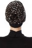 Nurten - Svart & Gold Turban