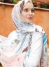 Pariza - Rosa Blad Mönstrad Hijab