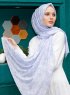 Pariza - Grå Mönstrad Hijab