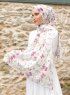 Pariza - Gul Mönstrad Hijab