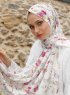 Pariza - Gul Mönstrad Hijab