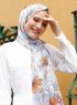 Pariza - Senapsgul Mönstrad Hijab