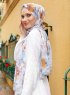 Pariza - Senapsgul Mönstrad Hijab