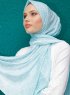 Pariza - Ljusgrön Mönstrad Hijab