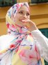 Pariza - Lila Mönstrad Hijab