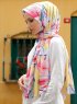 Pariza - Lila Mönstrad Hijab